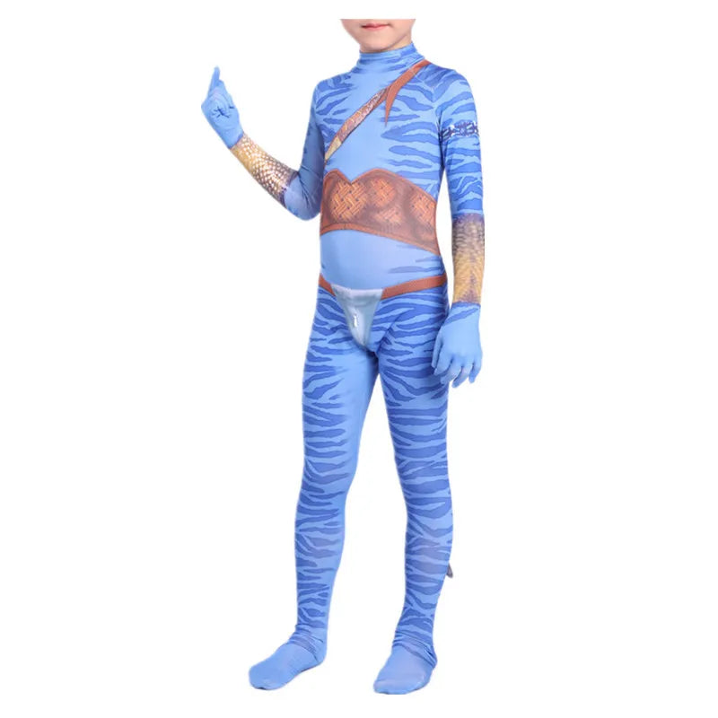 MINISO Costume for Kids Cosplay Children Boy and Girl  Avatar The Way of Water Alien Christmas Halloween and Masquerade Party