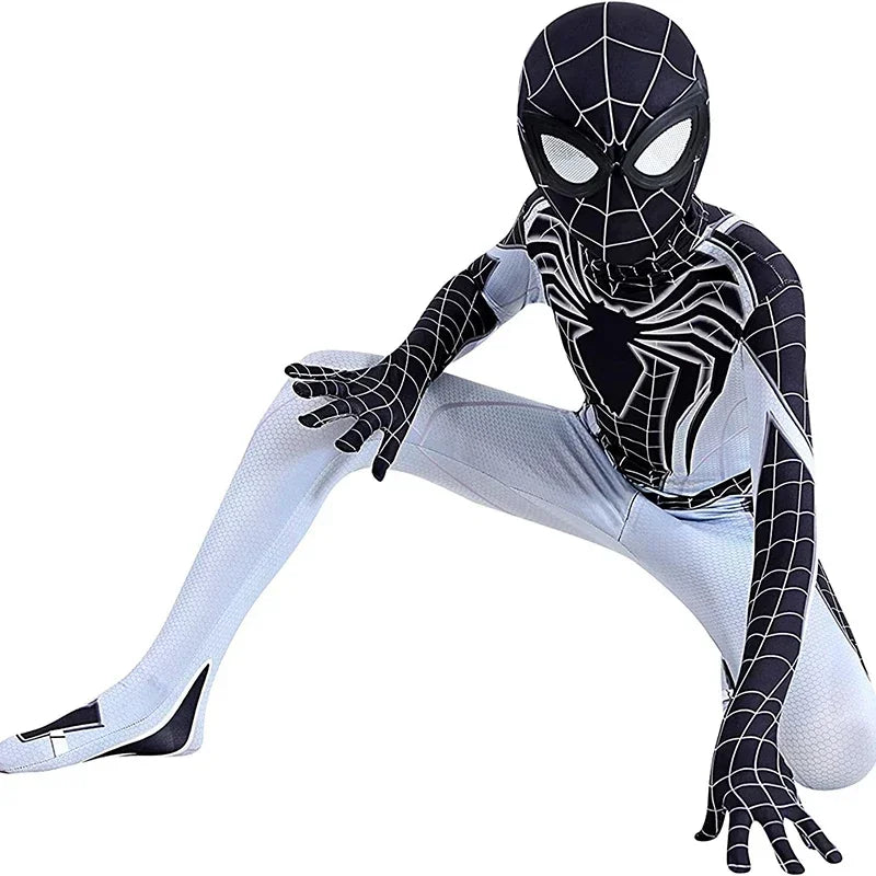 Superhero  Costume Bodysuit for Kids Spandex Zentai Halloween Cosplay Jumpsuit 3D Style