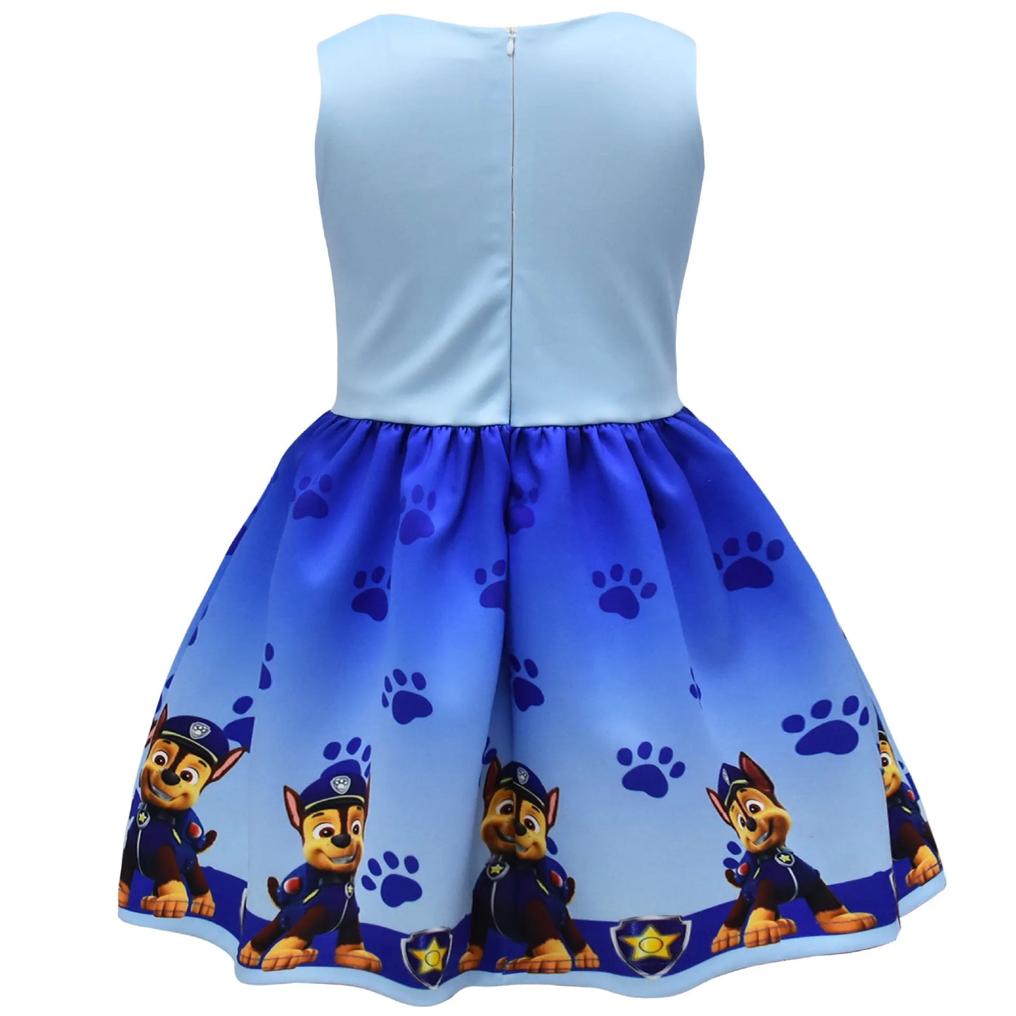 Kids Dresses for Girls Patrol Dog Halloween Cosplay Costumes Mascot Chase Dog Children Carnival Party Role Play Clothes for Girl