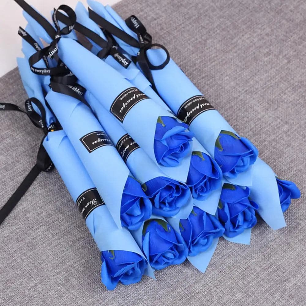 Artificial Blue Roses for Valentine's Day - Perfect for Someone Special