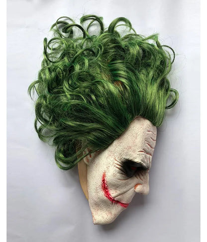 The Dark Knight Joker Cosplay Mask Halloween Party Unisex adult Latex Mask Head Cover Party performance stage props