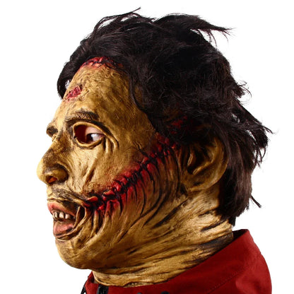 Texas Chainsaw Massacre Leatherface Mask Halloween Horror Fancy Dress Party Cosplay Latex Masks Halloween Party Supp