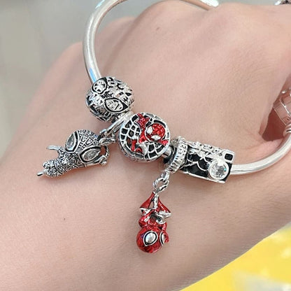 Disney STARWARS Marvel Hero Tinker bell Charms 925 Sterling Silver Original Charms Fit For Pandora Bracelet DIY Jewelry Making