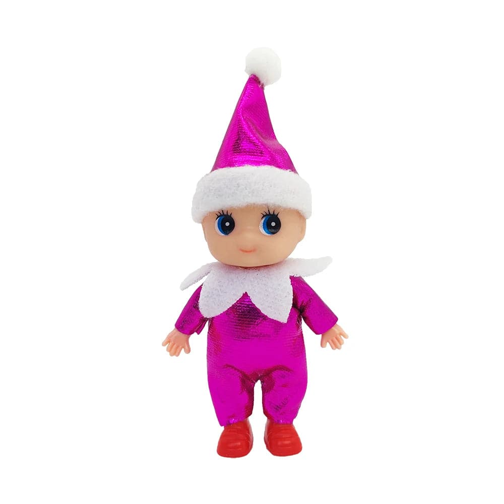 Christmas Baby Elf Dolls Twins Todder Elves Shining Kindness Kid Craft Babies Doll Toy Decoration On The Shelf Gift For Kids