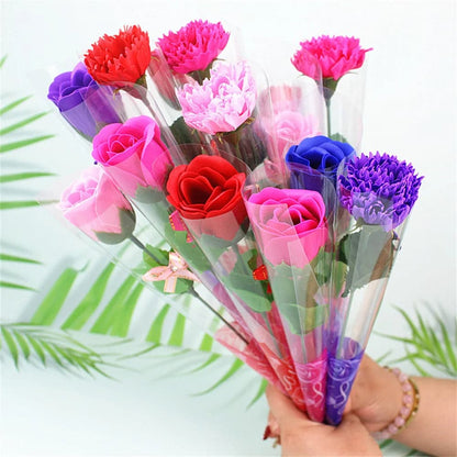 Artificial Flower Bouquet for Valentine - Scented Home Decor