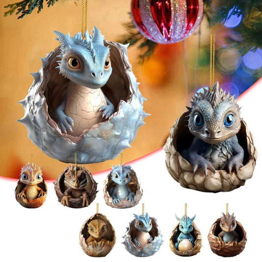 Christmas Tree Dragon Ornament