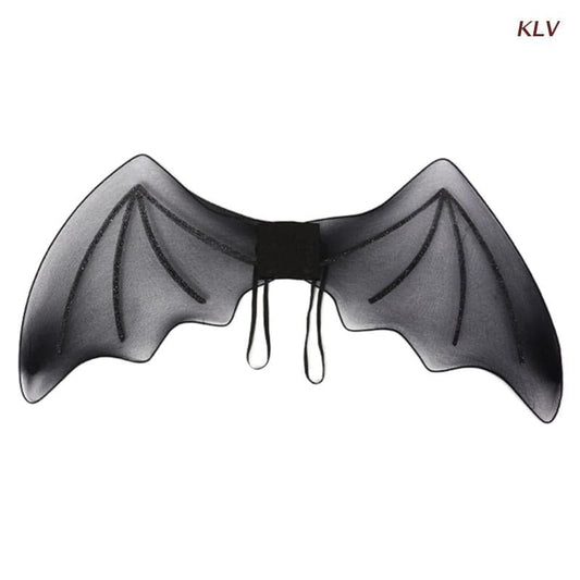 Halloween Bat Wings Vampirina-Costume Devil Wings Black Bat Wings Elf Dress Up Wings Party Dance Performance-Props Gifts