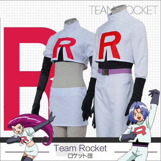 Team Rocket Jessie James Musashi Costume: Adult Anime Cosplay