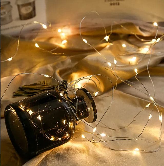 Waterproof USB String Light Without Battery Copper Wire Fairy Garland Light Lamp for Christmas Wedding Halloween Lighting
