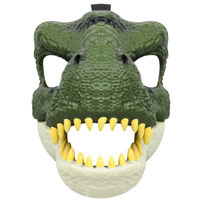 3D Dinosaur Mask Lifelike Raptor Dino Moving Jaw Dinosaur Mask High Quality PVC Headwear Halloween Children Toy Carnival Gift