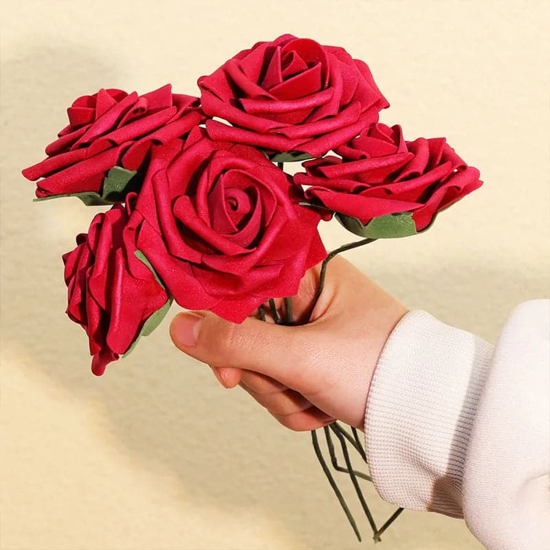 Artificial Rose Flowers for Bouquets - Flowers Diy Bouquets
