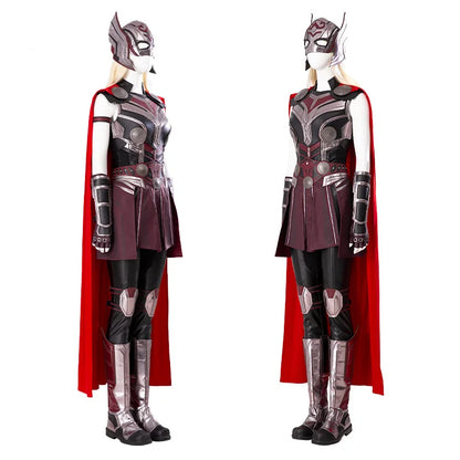 Superhero Lady Thor Cosplay Costume Jane Foster Outfits Women Armor Suit for Halloween Carnival Party Custom Size