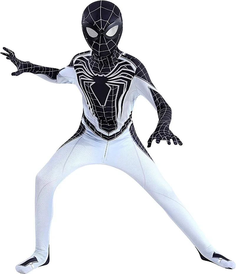 Superhero  Costume Bodysuit for Kids Spandex Zentai Halloween Cosplay Jumpsuit 3D Style