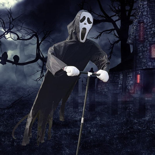 Garden Scream Scarecrow: Terror Halloween Outdoor Decoration