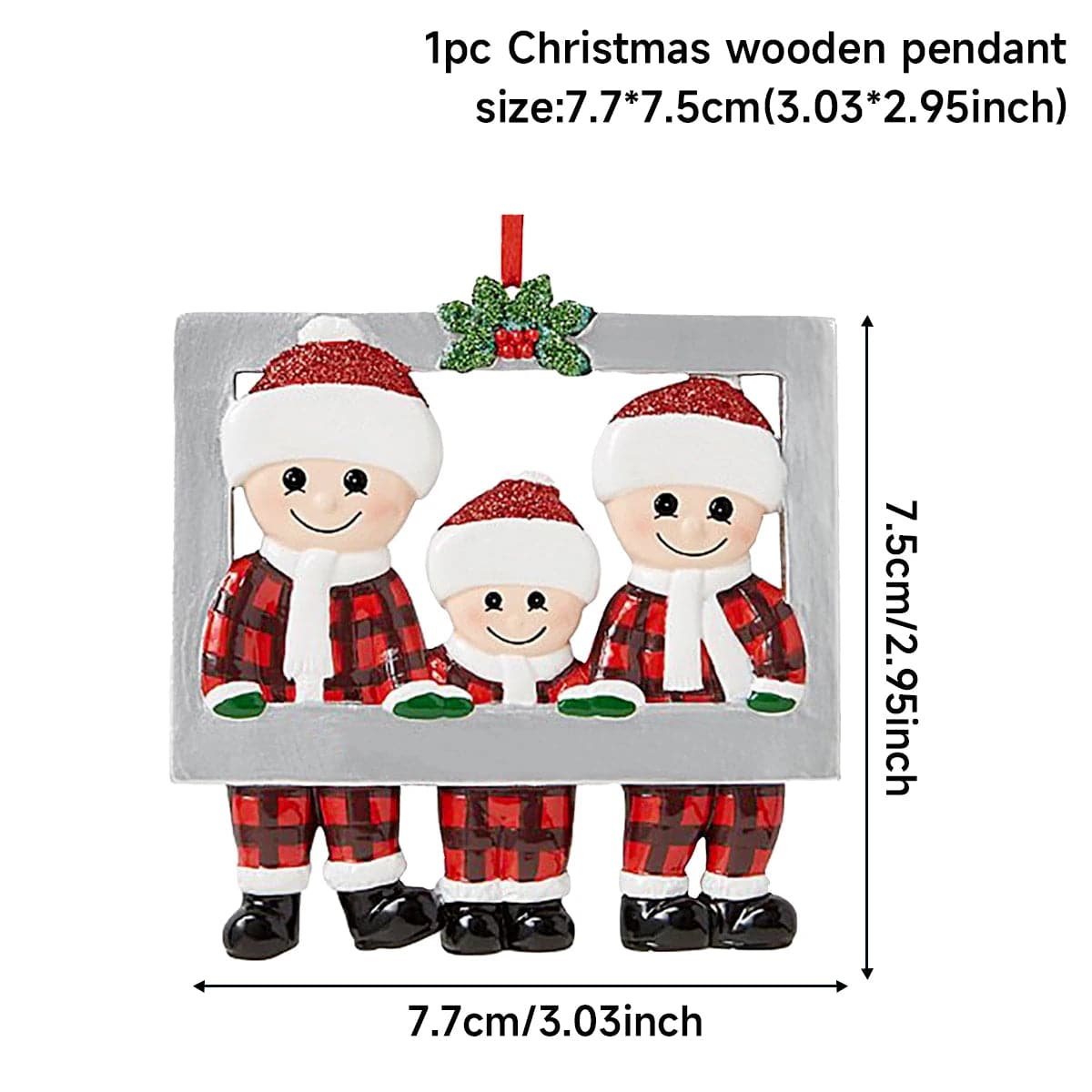 Christmas Pendant DIY Personal Family Christmas Decorations For Home 2023 Navidad Christmas Tree Hanging Ornament New Year 2024