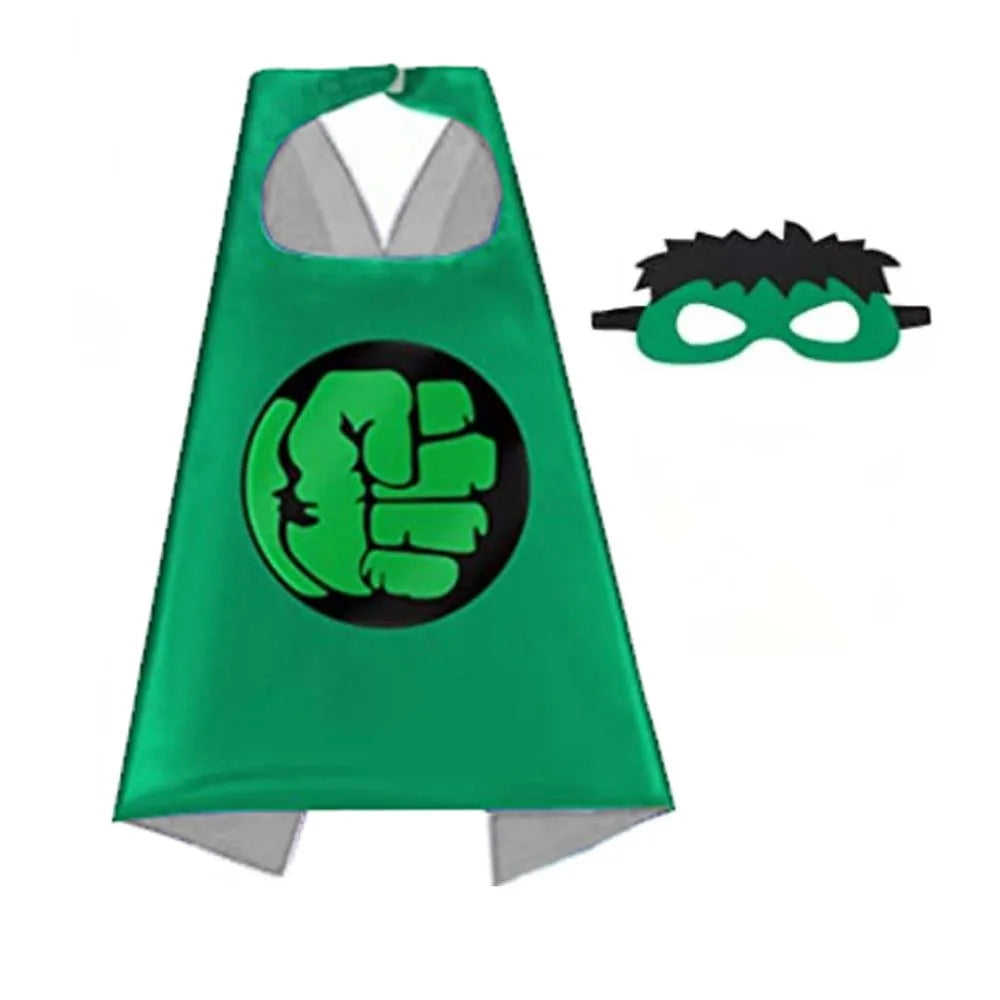 8 sets Superhero Capes for  Cool Halloween Costume Cosplay Festival Party Supplies Favors Dress Up for boys girls