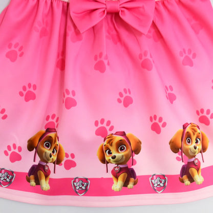 Kids Dresses for Girls Patrol Dog Halloween Cosplay Costumes Mascot Chase Dog Children Carnival Party Role Play Clothes for Girl