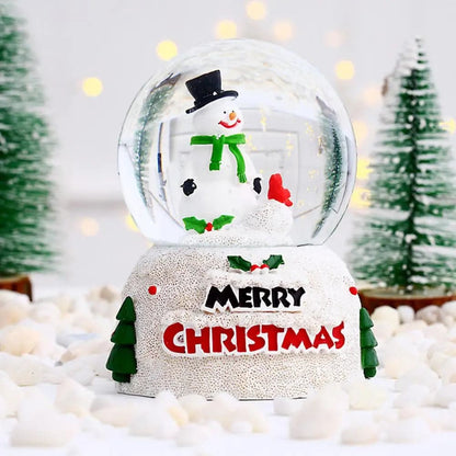 Crystal Ball Night Light Crystal Ball Lamp Christmas Snow Globe Ornament Night Light Crystal Light Home Decor Christmas Gift