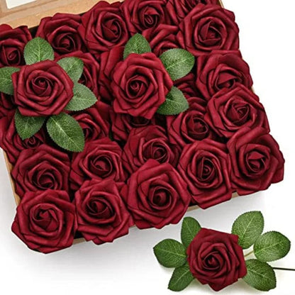 Foam Artificial Roses for Bouquets - Rose Artificial Flowers