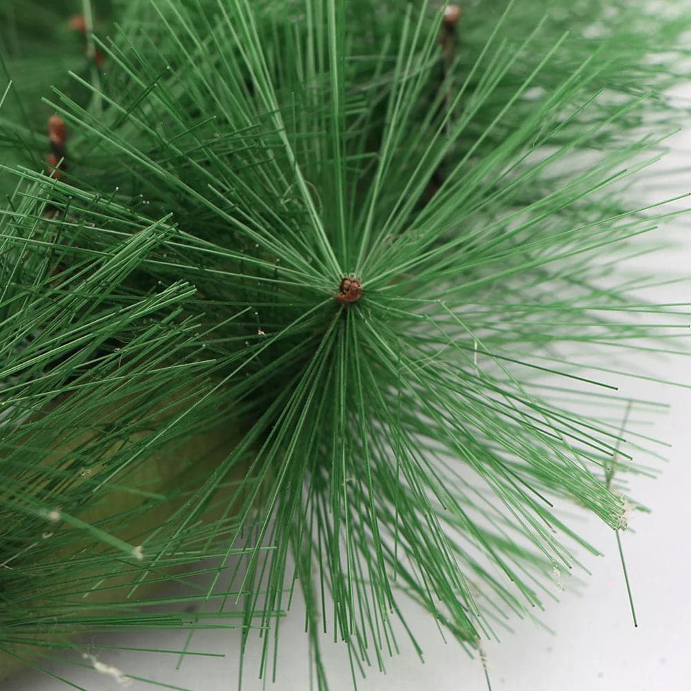 30cm Christmas Wreath Decoration Christmas Door Decoration Winter Pine Cones Party Artificial Flower Garland Necklace