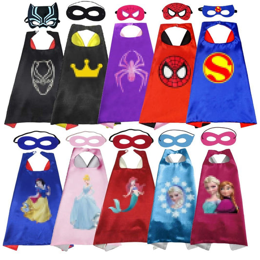 Superhero Capes Kids Birthday Party Halloween Costume Spider Costume Halloween Costume for Kids