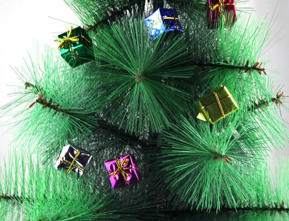 12pcs Christmas Decoration Christmas Tree Pendants Laser Colorful Bubble Christmas Gift Bag Mini Pendant Small Gift Box Pendant