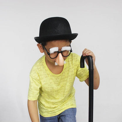 Halloween Disguise Glasses and Mustache Funny Big Nose Festival Gift Supplies Cosplay Party Costumes with Face Masks for Kids