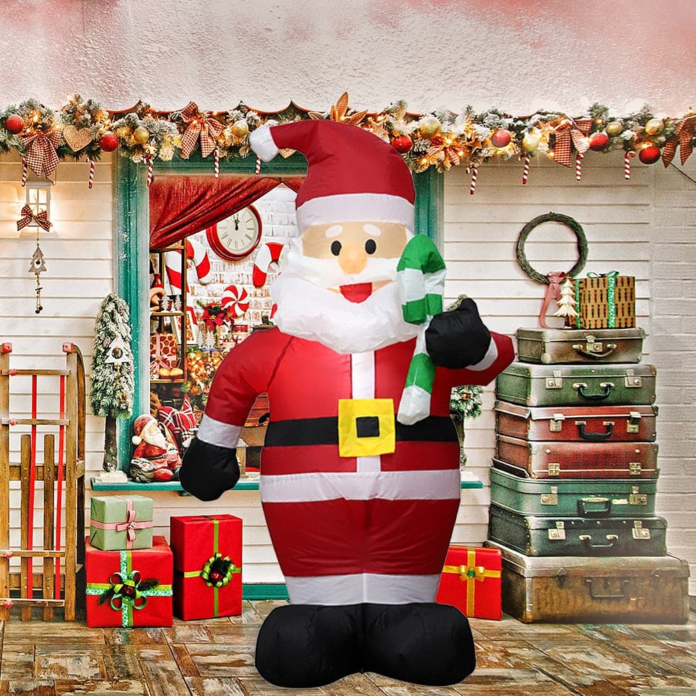 Giant Christmas Santa Claus Ornament with Led Light