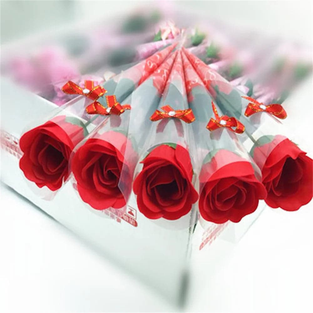 Artificial Flower Bouquet for Valentine - Scented Home Decor