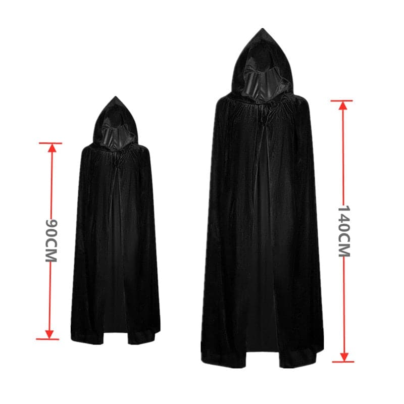 Halloween Scary Costume Grim Reaper Costume for Boys Kids Costume with Glowing Red Eyes with Gloves Mask