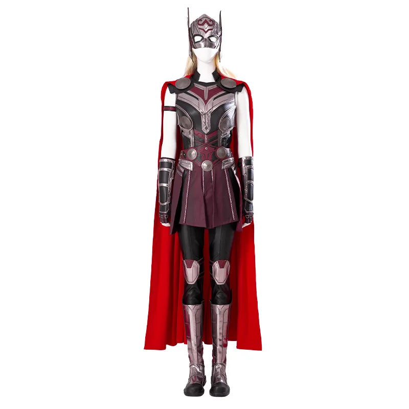 Superhero Lady Thor Cosplay Costume Jane Foster Outfits Women Armor Suit for Halloween Carnival Party Custom Size