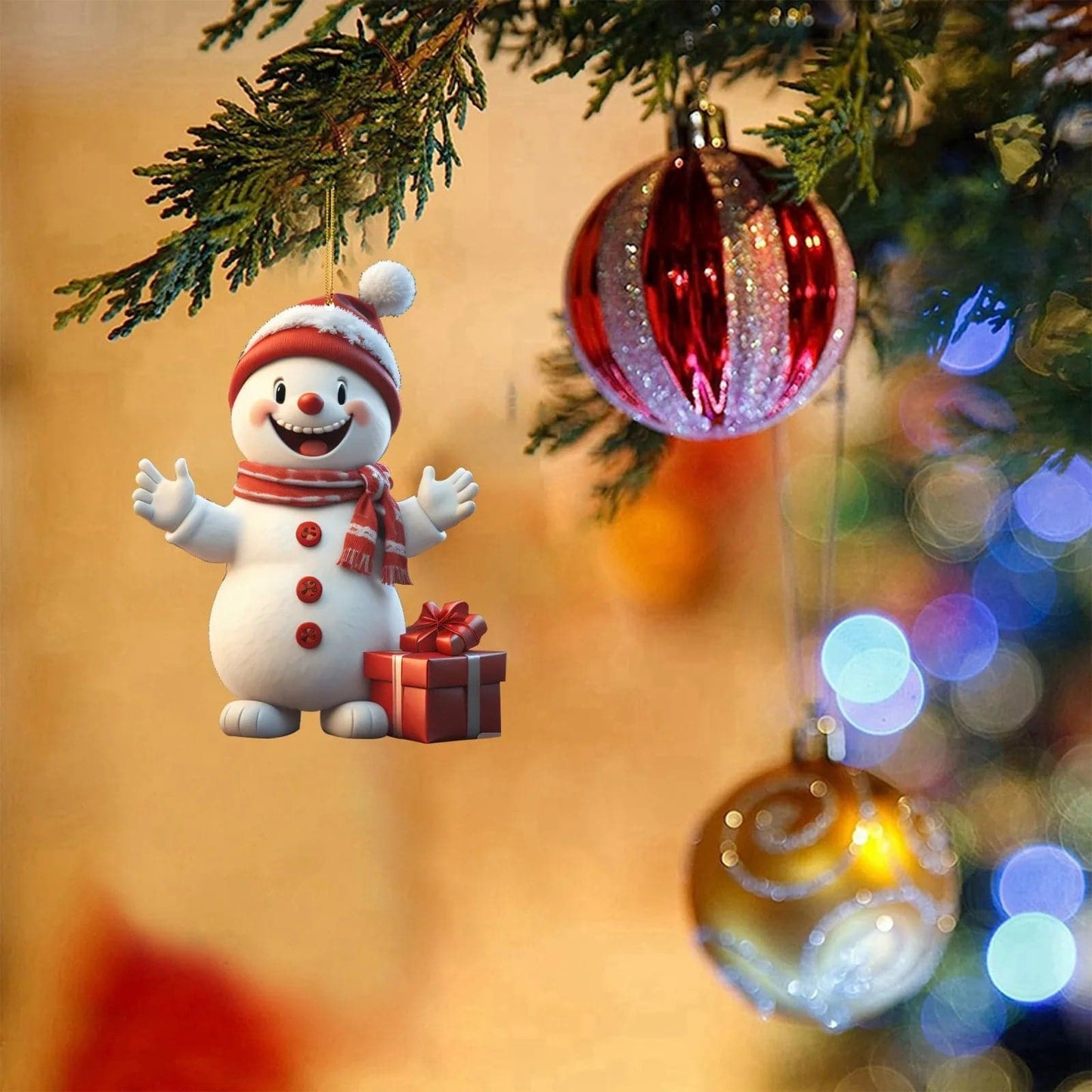 Christmas Snowman Pendant Navidad Merry Christmas Decorations For Home 2023 Xmas Noel Cristmas Ornaments New Year Gifts 2024