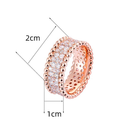Shiny Kaleidoscope Starry Zircon Ring - Fashionable and Versatile Jewelry