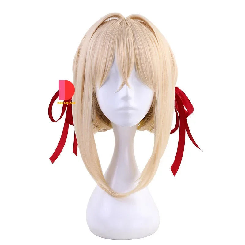 Violet Evergarden Cosplay Costume Anime Outfit with Wig Shoes for Women Halloween Cosplay Dress Set with Accessories and Props