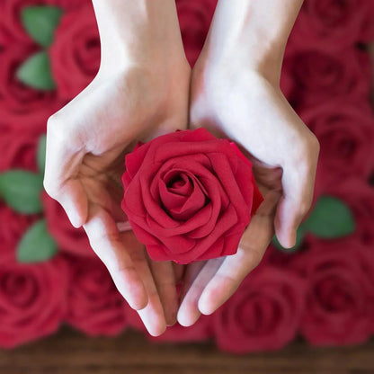 Artificial Roses Flowers Centerpieces - Diy Flower for Valentine