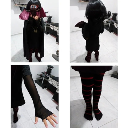 Christmas halloween costumes for girls Carnival Hotel Transylvaniaing Mavis Cosplay Fancy costumes toy Vampire child adult women