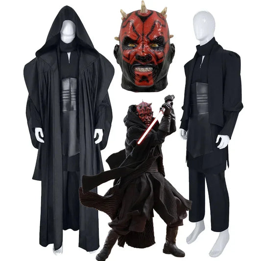 Darth Maul Costume  Darth Maul Cosplay Costume Uniform Mask Suit Adult Halloween Carnival Party Costumes for Man