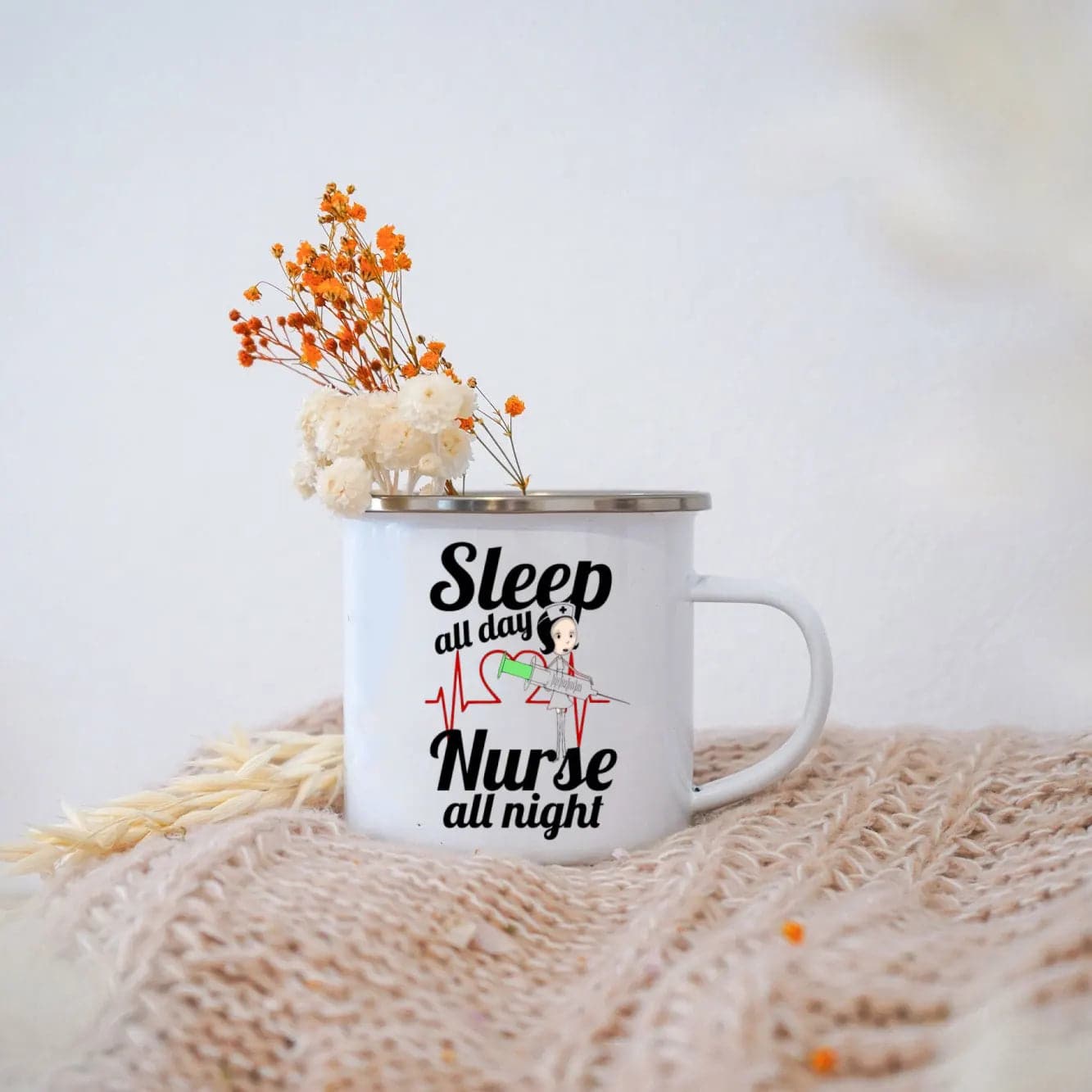Enamel Mug Perfect Gifts for Nurse - Perfect Gifts for Your Nurse Girlfriend