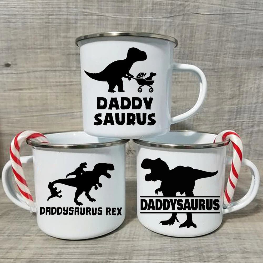 Dad Birthday Gifts Dinosaur Gift For Daddy Daddysaurus Funny Coffee Mug Father drink mugs tea cups Fathers Day cup