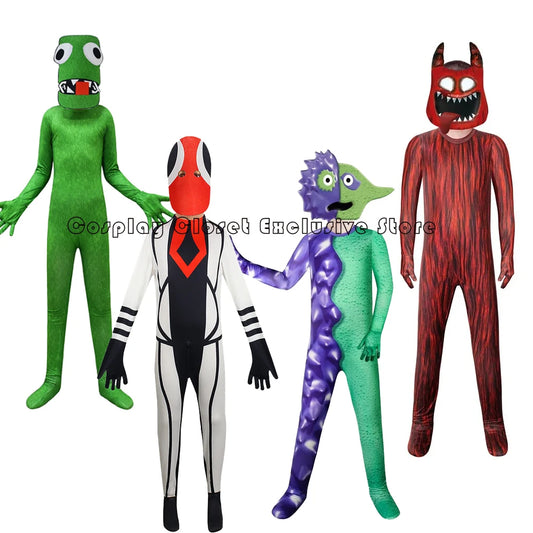 Game Rainbow Banban Friend Cosplay Costume Anime Children Garten Monster Jumpsuits Boy Girl Kawaii Halloween Birthday Party Suit