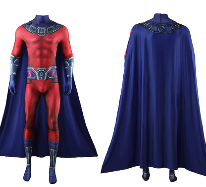 X-Men 97 Magneto Cosplay Costume Superhero 3D Printed Bodysuit X-Men 97 Magneto Spandex Outfit Cosplay Halloween Costume