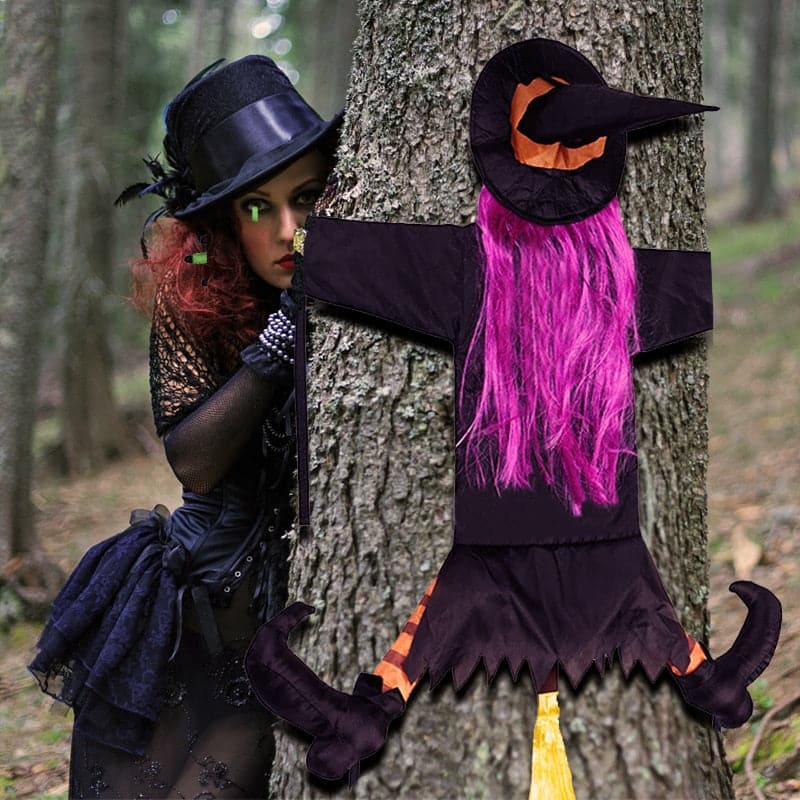 New Halloween Witch Doll: Courtyard Crashing Into Tree