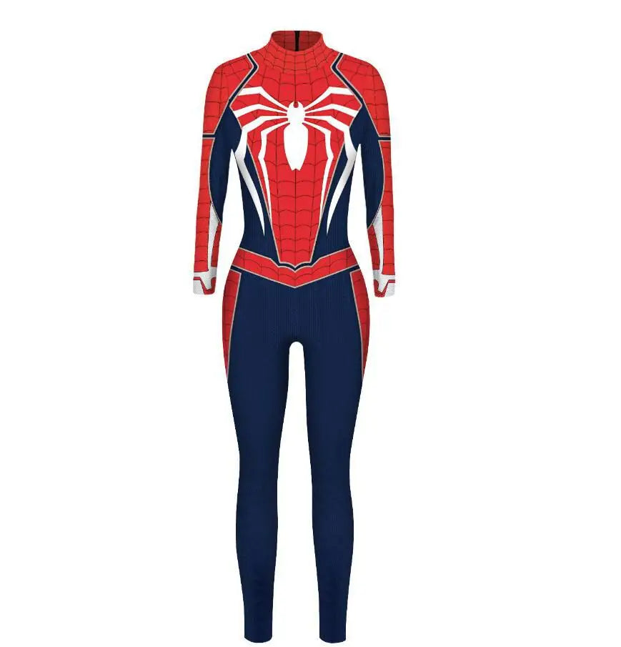 Spiderman Cosplay Woman Sexy Zentai Suit Spandex Bodysuit Superhero SPIDERMAN Costume Halloween Carnival Fancy Dress Jumpsuit