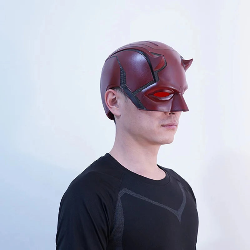 New High Quality Matt Murdock Cosplay Mask 3D Modeling Resin Print Masks Helmet Masquerade Halloween Party Costume Props