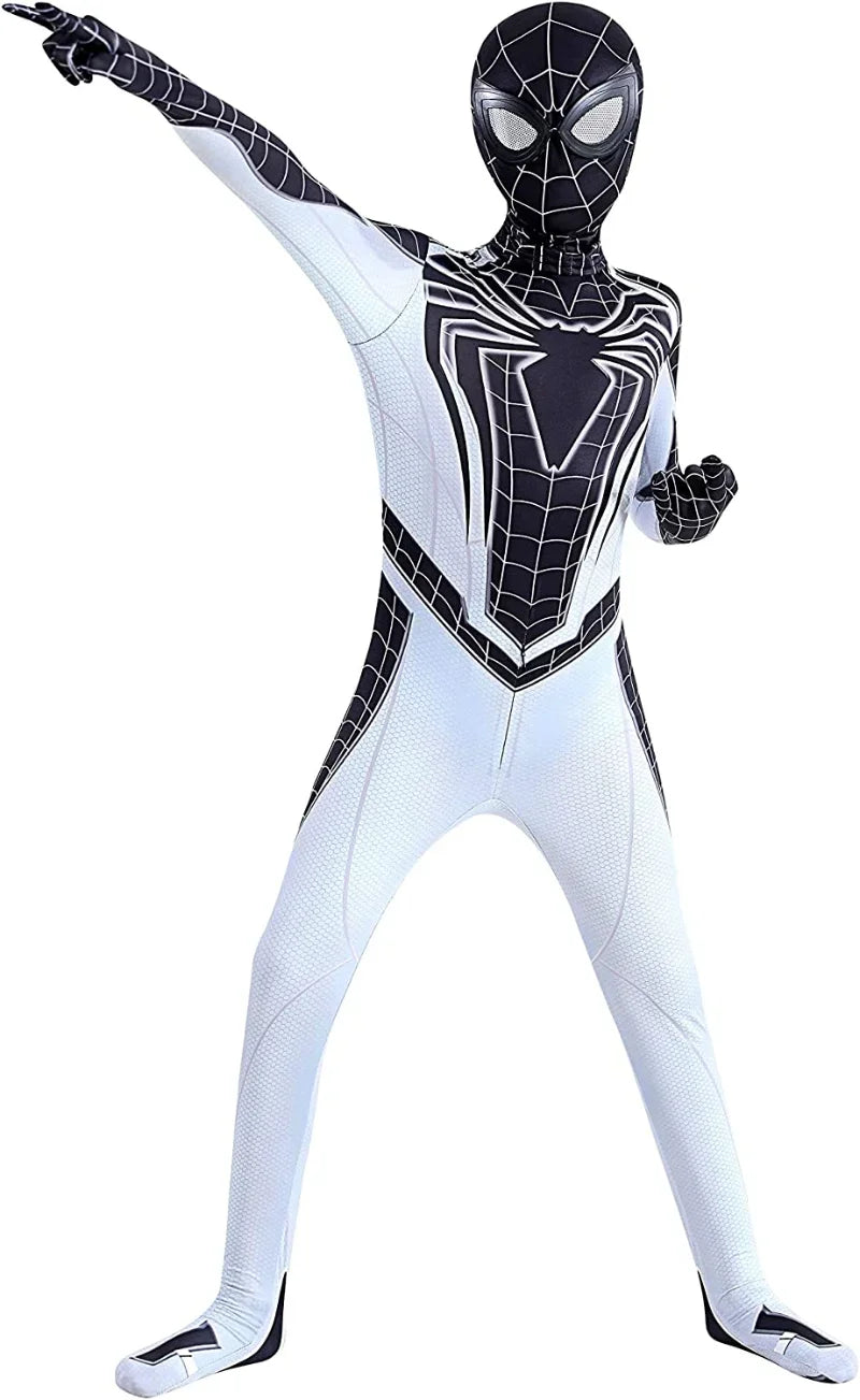 Superhero  Costume Bodysuit for Kids Spandex Zentai Halloween Cosplay Jumpsuit 3D Style