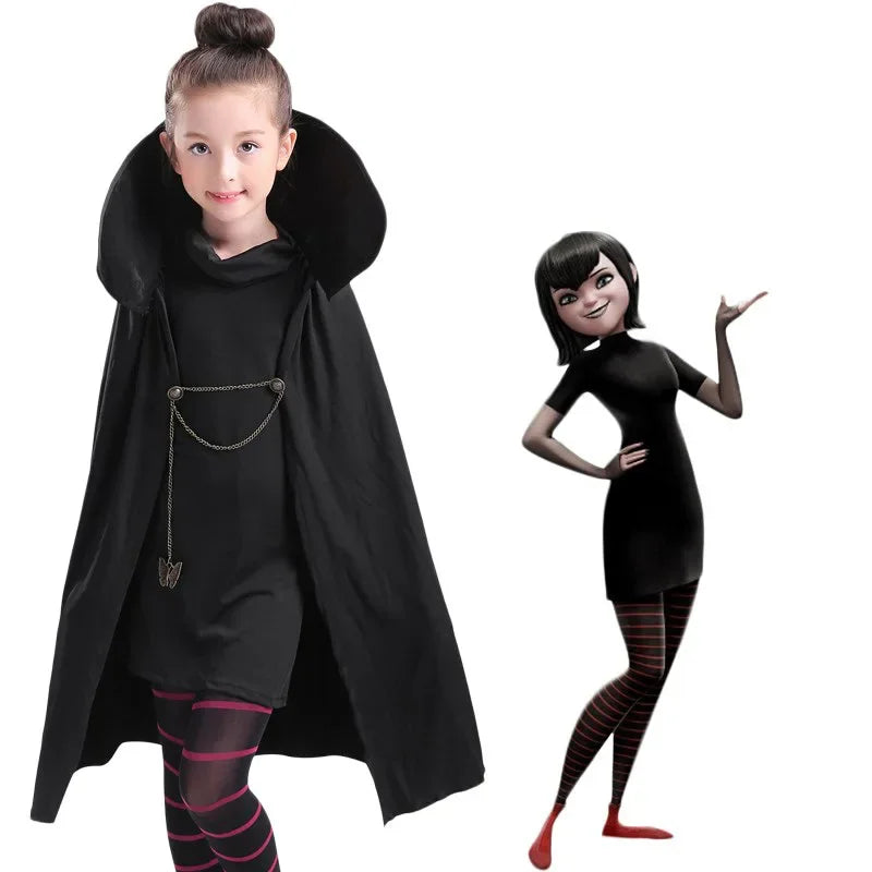 Christmas halloween costumes for girls Carnival Hotel Transylvaniaing Mavis Cosplay Fancy costumes toy Vampire child adult women