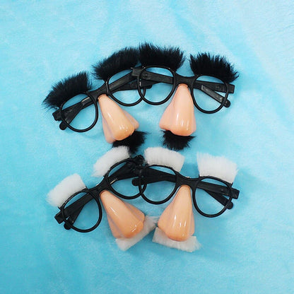 Halloween Disguise Glasses and Mustache Funny Big Nose Festival Gift Supplies Cosplay Party Costumes with Face Masks for Kids