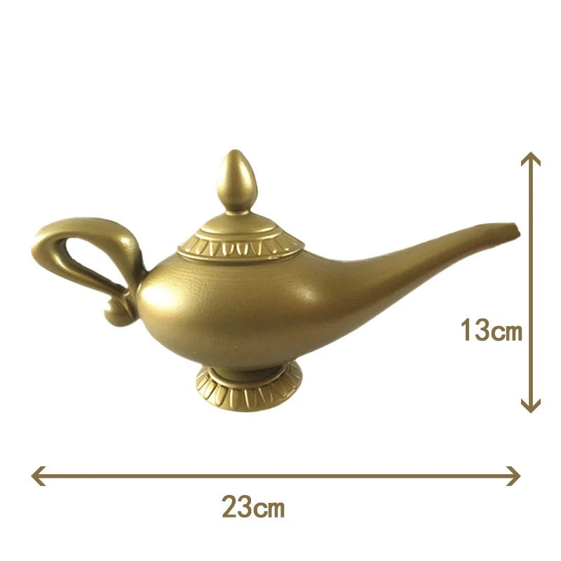 Adult Aladin Cosplay Costume Halloween Carnival Men's Clothing Including plastic Magic Lamp Size S-2XL