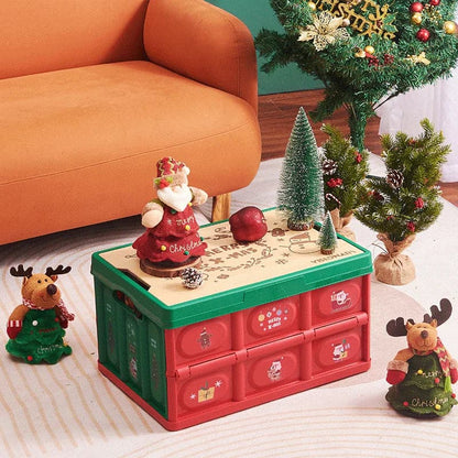 Christmas Folding Storage Box Home Bedroom Storage Box Christmas Decoration Gift Storage Box Car Trunk
