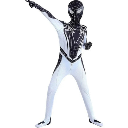 Superhero  Costume Bodysuit for Kids Spandex Zentai Halloween Cosplay Jumpsuit 3D Style